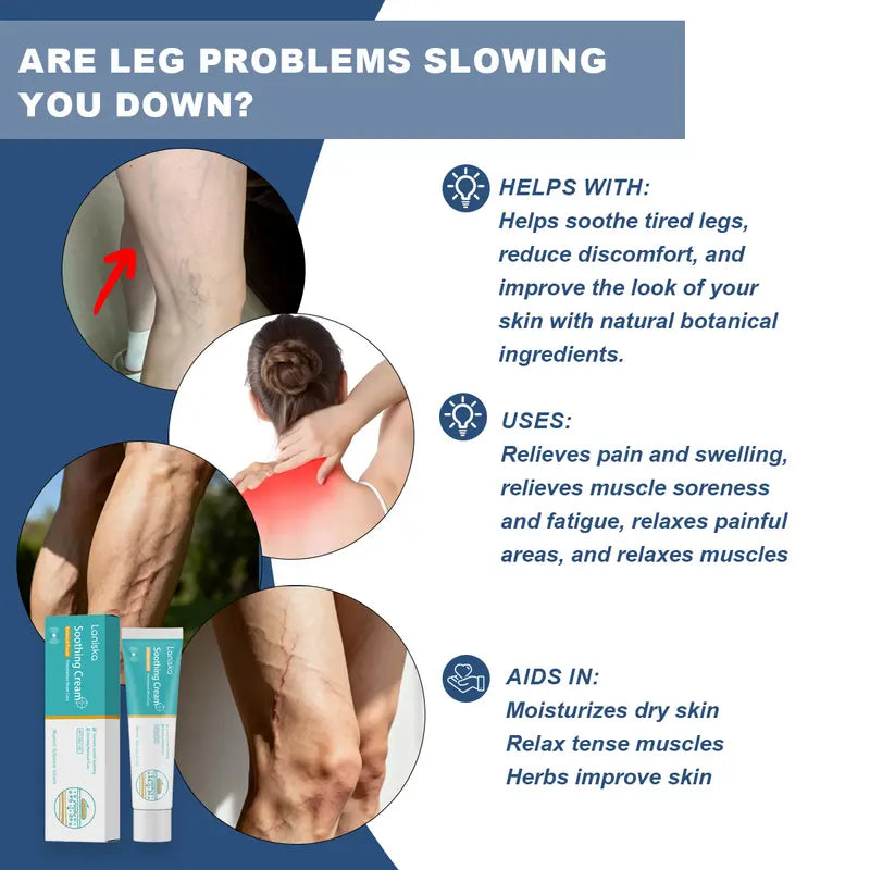 Laniska Herbal Leg & Hand Relief Cream for Vein Repair