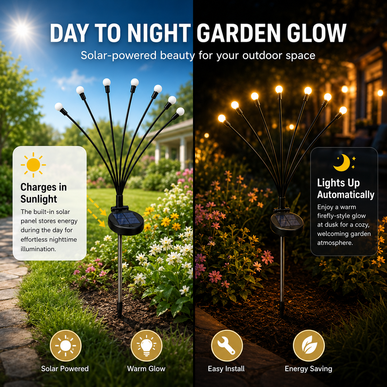 🔥 52% OFF Summer Limited Offer 🌿 Outdoor Solar Firefly Lights