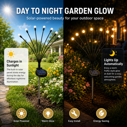 🔥 52% OFF Summer Limited Offer 🌿 Outdoor Solar Firefly Lights