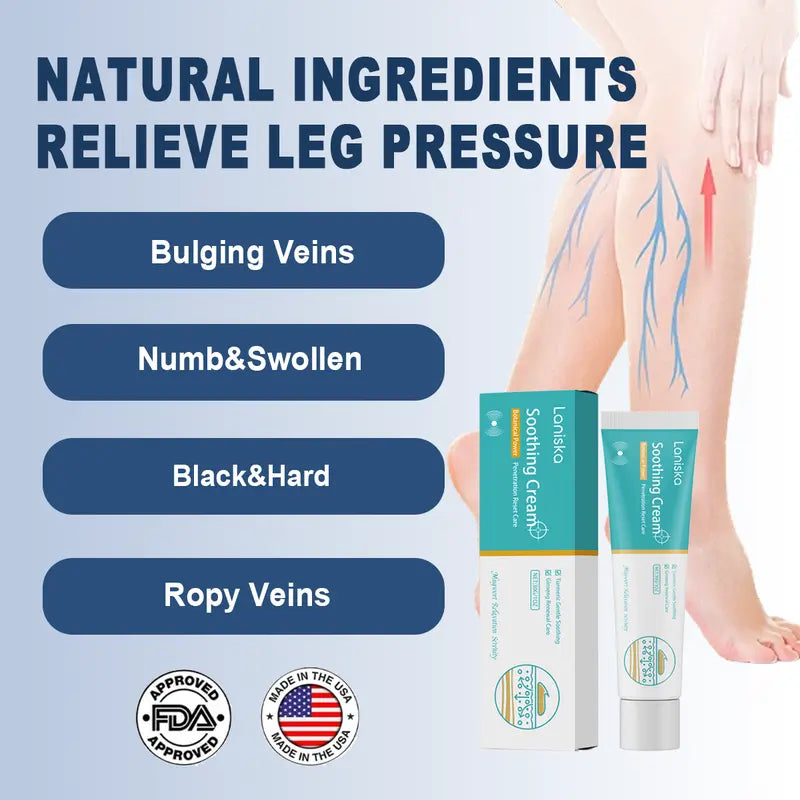 Laniska Herbal Leg & Hand Relief Cream for Vein Repair